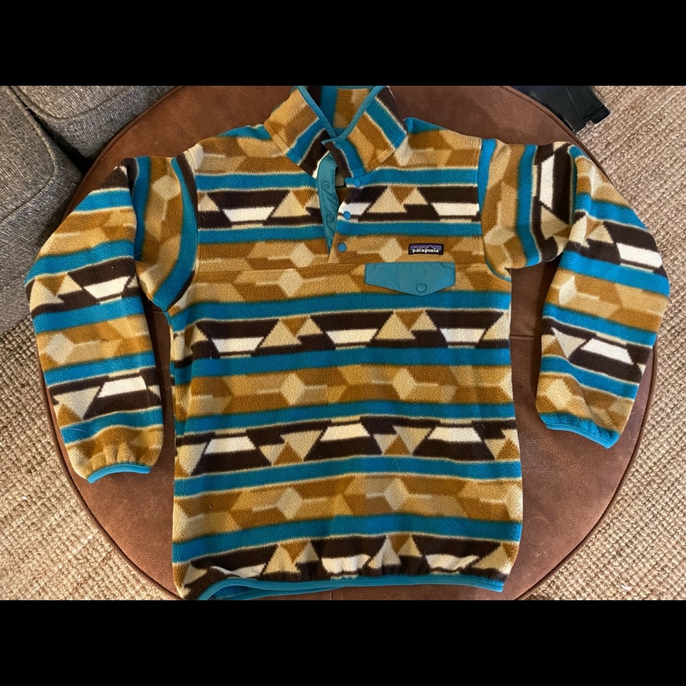 Patagonia half button up fleece jacket
